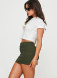 product Brinnley Mini Skirt Olive Princess Polly  Mini Skirts 