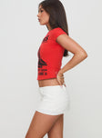 Rhode Mini Skort Ivory