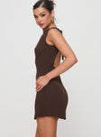 Mayok Mini Dress Brown