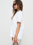 Riomaggiore Oversized Tee White