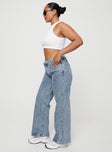 product Princess Polly Mid Rise  Pemberton Jeans Mid Wash Denim