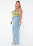 product Princess Polly Mid Rise  Denver Denim Jeans Mid Wash Curve