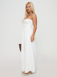 Americas Sweetheart Maxi Dress White