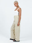 product Princess Polly  Pegley Nylon Cargo Pants Beige