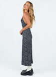 product Princess Polly Asymmetric Neckline  Arkana Maxi Dress Black Floral