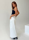 product Batkins Maxi Skirt Cream Denim Princess Polly  Maxi 