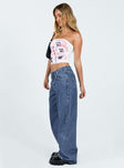 product Princess Polly High Waisted  The Ragged Priest Release Jean Blue