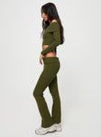 product Princess Polly High Waisted Pants High Waisted Pants  Westaway Pants Green