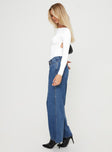 product Princess Polly High Waisted  Ramos Low Rise Jeans Denim Tall