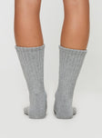 Carazon Socks Grey Marle