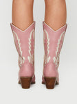 Billini Norva Boots Pink / Ivory