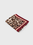 Cool Girl Scarf Leopard