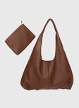 Zenia Shoulder Bag Brown