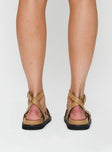 Vikas Sandals Tan