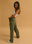 product Princess Polly High Waisted Pants  Jagger & Stone Christina Cargo Pants Khaki