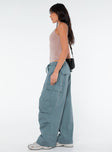 product Princess Polly High Waisted Pants  Utility Pants Slate