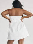 product Princess Polly Asymmetric Neckline  Spader Corset Mini Dress White Curve