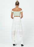 product Sun Down Mid Rise Maxi Skirt White Princess Polly  Maxi 