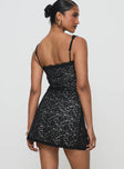 Fireaway Mini Dress Black