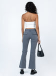 product Princess Polly High Waisted Pants  Yianna Low Waist Flare Pants Grey