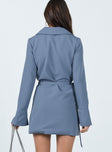 product Princess Polly V-Neck  Kyah Wrap Blazer Dress Navy