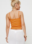 product Princess Polly Sleeveless Scoop Neck  Teya Top Orange