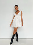 product Princess Polly Scoop Neck  Laney Mini Dress White