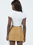 product Selby Textured Mini Skirt Beige Princess Polly  Mini Skirts 