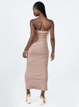 product Princess Polly Asymmetric Neckline  Oscar Midi Dress Dusty Pink