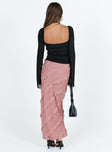 product Mullins Bias Cut Maxi Skirt Pink Princess Polly  Maxi 