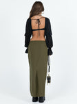 product Geneve Maxi Skirt Olive Green Princess Polly  Maxi 