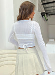 product Princess Polly Full Sleeves Square Neck  Oberon Two Piece Top Ivory