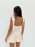 product Princess Polly Asymmetric Neckline  Barbara Mini Dress Ivory