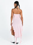 product Princess Polly High Neck  Rendezvous Strapless Midi Dress Blush