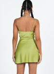 product Princess Polly Sweetheart Neckline  Shilla Mini Dress Green