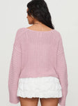 Maela Knit Cardigan Pink