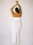 product Princess Polly Asymmetric Neckline  Maci Maxi Dress White Curve