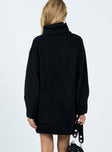 product Princess Polly High Neck  Theese Sweater Dress Black