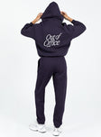 product Princess Polly High Waisted Pants  Out Of Office Tracksuit Pants Navy