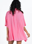 product Princess Polly Half Sleeves V-Neck  Caraliia Shirt Pink