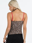 product Princess Polly Sleeveless Square Neck  Ramos Top Leopard