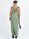 product Princess Polly Asymmetric Neckline  Madon Maxi Dress Sage