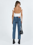 product Princess Polly High Waisted  Noakes Jeans Mid Wash Denim