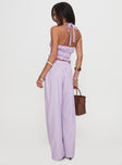 Helaine Straight Leg Pant Lilac