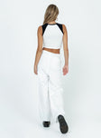 product Princess Polly High Waisted Pants  Austin Parachute Pants White