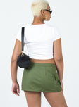 product Motel Zephyr Skirt Olive Princess Polly  Mini Skirts Mini Skirts 