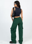 product Princess Polly Mid Rise  Paige Mid Rise Cargo Jean Denim Green Petite