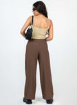 product Princess Polly High Waisted Pants  Archer Pants Brown Petite