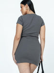 product Princess Polly Crew Neck  Classic Mini Dress Grey