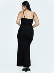 product Princess Polly Asymmetric Neckline  Belladonna Maxi Dress Black